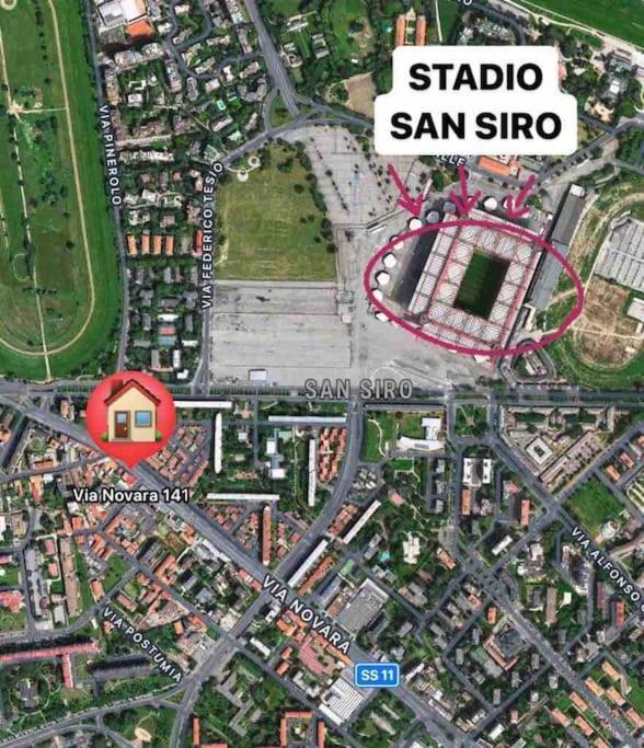 Appartamento A 500 Metri Da San Siro 米兰 外观 照片